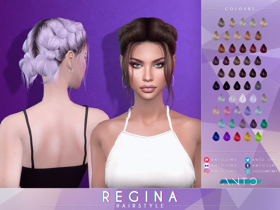 Прическа Regina hairstyle